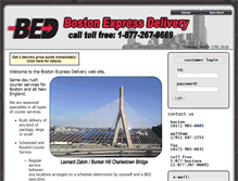 Tablet Screenshot of boston-express.com